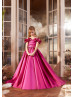 Cold Shoulder 3D Flowers Satin Flower Girl Dress